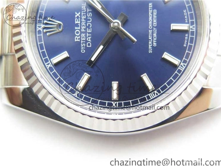 Best AAA Replica Sites 1:1 Steel Bracelet 36 ARF Blue SH3135 904L 116234 Oyster on Best DateJust SS V Edition Dial ZeroBulk 3198 0103